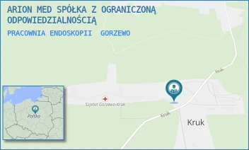 PRACOWNIA ENDOSKOPII - ARION MED SPÓŁKA Z OGRANICZONĄ ODPOWIEDZIALNOŚCIĄ - KRUK 5,  GORZEWO