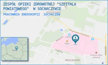PRACOWNIA ENDOSKOPII - ZESPÓŁ OPIEKI ZDROWOTNEJ "SZPITALA POWIATOWEGO"  W SOCHACZEWIE - BATALIONÓW CHLOPSKICH 3/7,  SOCHACZEW