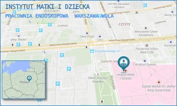 PRACOWNIA ENDOSKOPOWA - INSTYTUT MATKI I DZIECKA - MARCINA KASPRZAKA 17 A,  WARSZAWA WOLA
