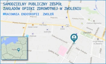 PRACOWNIA ENDOSKOPII - SAMODZIELNY PUBLICZNY ZESPÓŁ ZAKŁADÓW OPIEKI ZDROWOTNEJ W ZWOLENIU - W.JAGIEŁŁY 12,  ZWOLEŃ