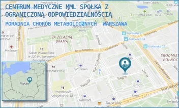 PORADNIA CHORÓB METABOLICZNYCH - CENTRUM MEDYCZNE MML SPOŁKA Z OGRANICZONĄ ODPOWIEDZIALNOŚCIĄ - BAGNO WEJŚCIE E 2/3,  WARSZAWA