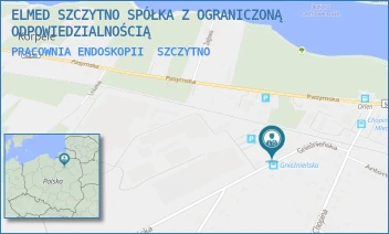 PRACOWNIA ENDOSKOPII - ELMED SZCZYTNO SPÓŁKA Z OGRANICZONĄ ODPOWIEDZIALNOŚCIĄ - GNIEŹNIEŃSKA 2,  SZCZYTNO