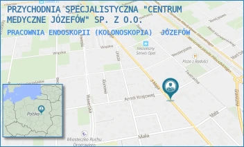 PRACOWNIA ENDOSKOPII (KOLONOSKOPIA) - PRZYCHODNIA SPECJALISTYCZNA "CENTRUM MEDYCZNE JÓZEFÓW" SP. Z O.O. - ARMII KRAJOWEJ 5,  JÓZEFÓW