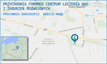 PRACOWNIA ENDOSKOPII - PRZYCHODNIA FORMMED CENTRUM LECZENIA WAD I ZABURZEŃ ROZWOJOWYCH - WARSZAWSKA 197D,  BABICE NOWE