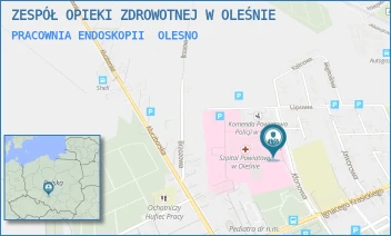 PRACOWNIA ENDOSKOPII - ZESPÓŁ OPIEKI ZDROWOTNEJ W OLEŚNIE - UL. KLONOWA 1,  OLESNO