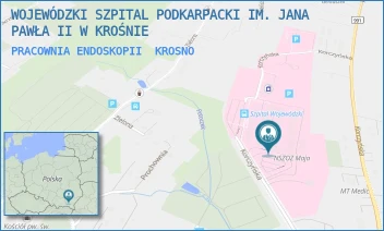 PRACOWNIA ENDOSKOPII - WOJEWÓDZKI SZPITAL PODKARPACKI IM. JANA PAWŁA II W KROŚNIE - UL. KORCZYŃSKA 57,  KROSNO