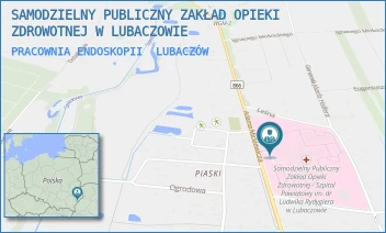 PRACOWNIA ENDOSKOPII - SAMODZIELNY PUBLICZNY ZAKŁAD OPIEKI ZDROWOTNEJ W LUBACZOWIE - UL. MICKIEWICZA 168,  LUBACZÓW