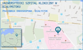 PRACOWNIA ENDOSKOPOWA - UNIWERSYTECKI SZPITAL KLINICZNY W BIAŁYMSTOKU - ŻURAWIA 14,  BIAŁYSTOK
