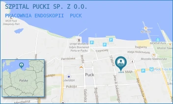 PRACOWNIA ENDOSKOPII - SZPITAL PUCKI SP. Z O.O. - UL. 1 MAJA 13A,  PUCK