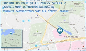 PORADNIA GASTROENTEROLOGII DLA DZIECI - COPERNICUS PODMIOT LECZNICZY SPÓŁKA Z OGRANICZONĄ ODPOWIEDZIALNOŚCIĄ - UL. POWSTAŃCÓW WARSZAWSKICH 1-2,  GDAŃSK