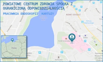 PRACOWNIA ENDOSKOPII - POWIATOWE CENTRUM ZDROWIA SPÓŁKA Z OGRANICZONĄ ODPOWIEDZIALNOŚCIĄ - UL. FLORIANA CEYNOWY 7,  KARTUZY