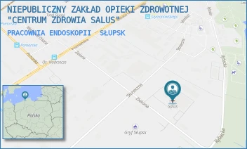 PRACOWNIA ENDOSKOPII - SALUS SPÓŁKA Z OGRANICZONĄ ODPOWIEDZIALNOŚCIĄ - UL. ZIELONA 8,  SŁUPSK