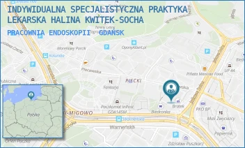 PRACOWNIA ENDOSKOPII - INDYWIDUALNA SPECJALISTYCZNA PRAKTYKA LEKARSKA HALINA KWITEK-SOCHA - UL. JAŚKOWA DOLINA 105/240-241,  GDAŃSK