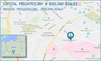 ODDZIAŁ PEDIATRYCZNY - SZPITAL PEDIATRYCZNY W BIELSKU-BIAŁEJ - UL. SOBIESKIEGO 83,  BIELSKO-BIAŁA