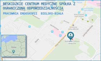 PRACOWNIA ENDOSKOPII - BESKIDZKIE CENTRUM MEDYCZNE SPÓŁKA Z OGRANICZONĄ ODPOWIEDZIALNOŚCIĄ - UL. MŁODZIEŻOWA 21,  BIELSKO-BIAŁA