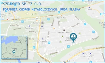 PORADNIA CHORÓB METABOLICZNYCH - SZPAKMED SP. Z O.O. - UL. SZPAKÓW 33,  RUDA ŚLĄSKA