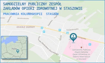 PRACOWNIA KOLONOSKOPII - SAMODZIELNY PUBLICZNY ZESPÓŁ ZAKŁADÓW OPIEKI ZDROWOTNEJ W STASZOWIE - 11 LISTOPADA 78,  STASZÓW