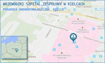 PORADNIA ENDOKRYNOLOGICZNA - WOJEWÓDZKI SZPITAL ZESPOLONY W KIELCACH - ARTWIŃSKIEGO 3A,  KIELCE