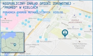 PORADNIA CHORÓB METABOLICZNYCH - "PROMED" SPÓŁKA Z OGRANICZONĄ ODPOWIEDZIALNOŚCIĄ - KARCZÓWKOWSKA 36,  KIELCE