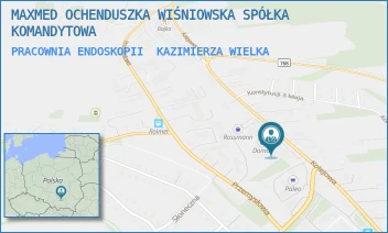 PRACOWNIA ENDOSKOPII - MAXMED OCHENDUSZKA WIŚNIOWSKA SPÓŁKA KOMANDYTOWA - KOLEJOWA 27 F,  KAZIMIERZA WIELKA
