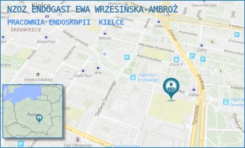 PRACOWNIA ENDOSKOPII - NZOZ ENDOGAST EWA WRZESIŃSKA-AMBROŻ - ZAGÓRSKA 24/26,  KIELCE
