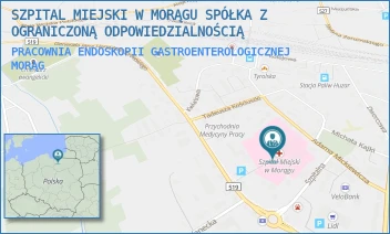 PRACOWNIA ENDOSKOPII GASTROENTEROLOGICZNEJ - SZPITAL MIEJSKI W MORĄGU SPÓŁKA Z OGRANICZONĄ ODPOWIEDZIALNOŚCIĄ - DĄBROWSKIEGO 16,  MORĄG