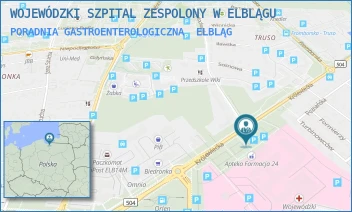 PORADNIA GASTROENTEROLOGICZNA - WOJEWÓDZKI SZPITAL ZESPOLONY W ELBLĄGU - KRÓLEWIECKA 146,  ELBLĄG
