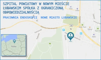 PRACOWNIA ENDOSKOPII - SZPITAL POWIATOWY W NOWYM MIEŚCIE LUBAWSKIM SPÓŁKA Z OGRANICZONĄ ODPOWIEDZIALNOŚCIĄ - MICKIEWICZA 10,  NOWE MIASTO LUBAWSKIE