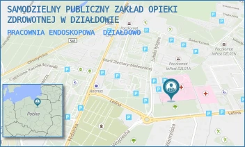 PRACOWNIA ENDOSKOPOWA - SAMODZIELNY PUBLICZNY ZAKŁAD OPIEKI ZDROWOTNEJ W DZIAŁDOWIE - LEŚNA 1,  DZIAŁDOWO