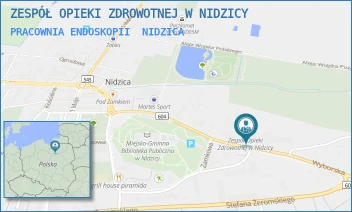 PRACOWNIA ENDOSKOPII - ZESPÓŁ OPIEKI ZDROWOTNEJ W NIDZICY - MICKIEWICZA 25,  NIDZICA