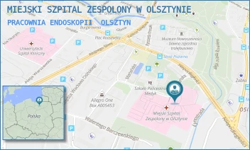 PRACOWNIA ENDOSKOPII - MIEJSKI SZPITAL ZESPOLONY W OLSZTYNIE - NIEPODLEGŁOŚCI 44,  OLSZTYN