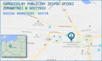 ODDZIAŁ WEWNĘTRZNY - SAMODZIELNY PUBLICZNY ZESPÓŁ OPIEKI ZDROWOTNEJ W GOSTYNIU - PL.K. MARCINKOWSKIEGO 8/9,  GOSTYŃ