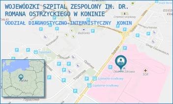 ODDZIAŁ DIAGNOSTYCZNO-INTERNISTYCZNY - WOJEWÓDZKI SZPITAL ZESPOLONY IM. DR. ROMANA OSTRZYCKIEGO W KONINIE - SZPITALNA 45,  KONIN