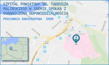 PRACOWNIA ENDOSKOPOWA - SZPITAL POWIATOWY IM. TADEUSZA MALIŃSKIEGO W ŚREMIE SPÓŁKA Z OGRANICZONĄ ODPOWIEDZIALNOŚCIĄ - CHEŁMOŃSKIEGO 1,  ŚREM