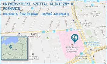 PORADNIA ŻYWIENIOWA - UNIWERSYTECKI SZPITAL KLINICZNY W POZNANIU - PRZYBYSZEWSKIEGO 49,  POZNAŃ-GRUNWALD