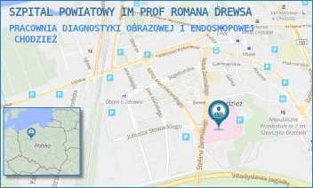 PRACOWNIA DIAGNOSTYKI OBRAZOWEJ I ENDOSKOPOWEJ - SZPITAL POWIATOWY IM PROF ROMANA DREWSA - ŻEROMSKIEGO 29,  CHODZIEŻ