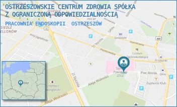 PRACOWNIA ENDOSKOPII - OSTRZESZOWSKIE CENTRUM ZDROWIA SPÓŁKA Z OGRANICZONĄ ODPOWIEDZIALNOŚCIĄ - AL. WOLNOŚCI 4,  OSTRZESZÓW