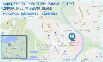 PRACOWNIA ENDOSKOPII - SAMODZIELNY PUBLICZNY ZAKŁAD OPIEKI ZDROWOTNEJ W SZAMOTUŁACH - SUKIENNICZA 13,  SZAMOTUŁY