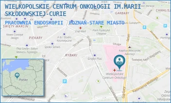 PRACOWNIA ENDOSKOPII - WIELKOPOLSKIE CENTRUM ONKOLOGII IM.MARII SKŁODOWSKIEJ-CURIE - GARBARY 15,  POZNAŃ-STARE MIASTO