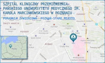 PORADNIA ŻYWIENIOWA - SZPITAL KLINICZNY PRZEMIENIENIA PAŃSKIEGO UNIWERSYTETU MEDYCZNEGO IM. KAROLA MARCINKOWSKIEGO W POZNANIU - DŁUGA 1/2,  POZNAŃ-STARE MIASTO