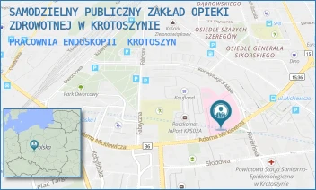 PRACOWNIA ENDOSKOPII - SAMODZIELNY PUBLICZNY ZAKŁAD OPIEKI ZDROWOTNEJ W KROTOSZYNIE - MICKIEWICZA 21, KROTOSZYN