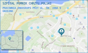 PRACOWNIA ENDOSKOPI PRZY UL. ŚW. JANA 9 - SZPITAL POMNIK CHRZTU POLSKI - ŚW. JANA 9,  GNIEZNO