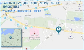 PRACOWNIA ENDOSKOPII - SAMODZIELNY PUBLICZNY ZESPÓŁ OPIEKI ZDROWOTNEJ - ŁĄKOWA 4A,  TUREK