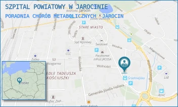 PORADNIA CHORÓB METABOLICZNYCH - SZPITAL POWIATOWY W JAROCINIE - SZPITALNA 1,  JAROCIN