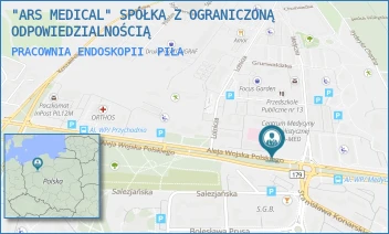 PRACOWNIA ENDOSKOPII - "ARS MEDICAL" SPÓŁKA Z OGRANICZONĄ ODPOWIEDZIALNOŚCIĄ - AL. WOJSKA POLSKIEGO 43/-,  PIŁA
