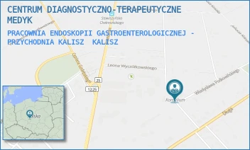 PRACOWNIA ENDOSKOPII GASTROENTEROLOGICZNEJ - PRZYCHODNIA KALISZ - CENTRUM DIAGNOSTYCZNO-TERAPEUTYCZNE MEDYK - PODKOWIŃSKIEGO 2,  KALISZ