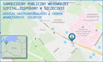 ODDZIAŁ GASTROENTEROLOGII I CHORÓB WEWNĘTRZNYCH - SAMODZIELNY PUBLICZNY WOJEWÓDZKI SZPITAL ZESPOLONY W SZCZECINIE - ARKOŃSKA 4,  SZCZECIN