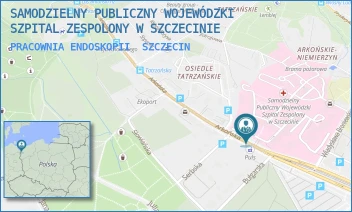 PRACOWNIA ENDOSKOPII - SAMODZIELNY PUBLICZNY WOJEWÓDZKI SZPITAL ZESPOLONY W SZCZECINIE - ARKOŃSKA 4,  SZCZECIN
