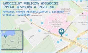 PORADNIA CHORÓB METABOLICZNYCH I LECZENIA OTYŁOŚCI - SAMODZIELNY PUBLICZNY WOJEWÓDZKI SZPITAL ZESPOLONY W SZCZECINIE - BRONIEWSKIEGO 2,  SZCZECIN