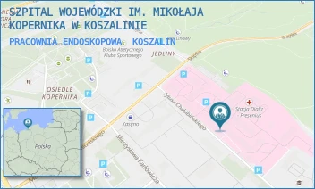 PRACOWNIA ENDOSKOPOWA - SZPITAL WOJEWÓDZKI IM. MIKOŁAJA KOPERNIKA W KOSZALINIE - CHAŁUBIŃSKIEGO 7,  KOSZALIN